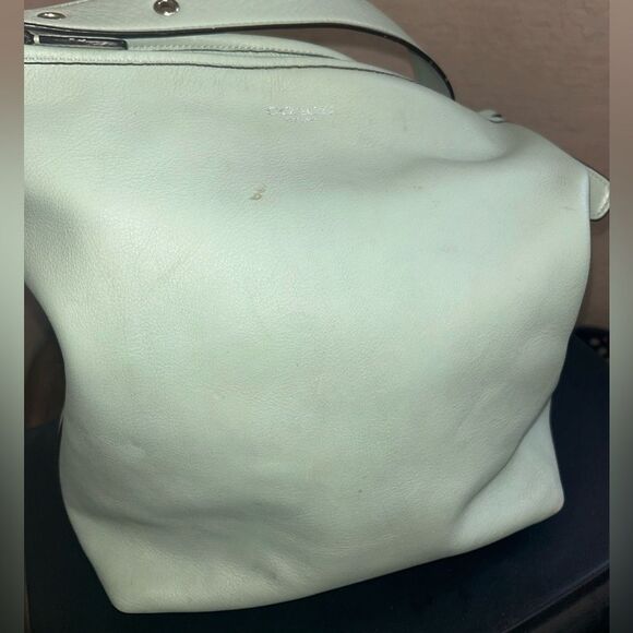 Coach Green Shoulder Bag Spacious Hobo North-South Style Soft Leather - Picture 6 of 13